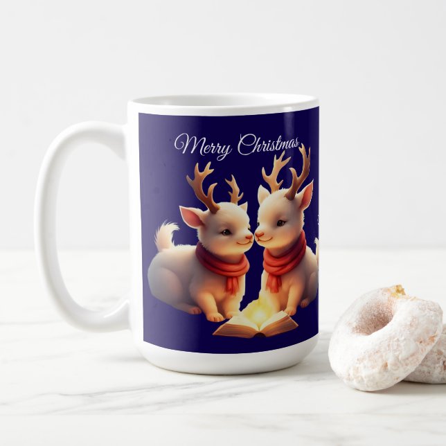 süßes Lamm  Kaffeetasse (Mit Donut)