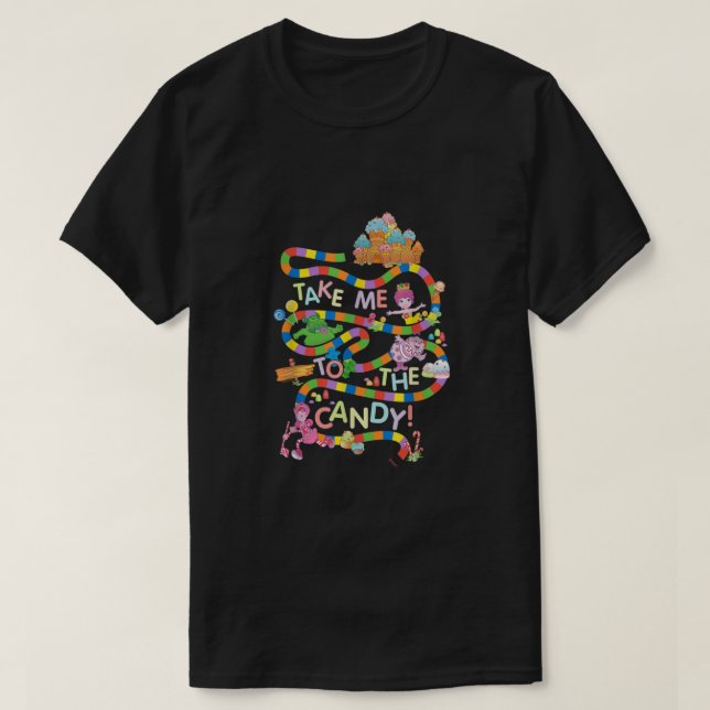 Süßes Land bringt mich zu Süßigkeiten T-Shirt (Design vorne)