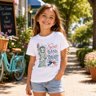 Süßes Land der Freiheit 4. Juli T-Shirt