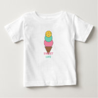 Süßes Leben - Dreifach-Eiscreme - Kawaii