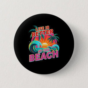 Süßes Leben ist besser am Strand beim Cruising-Url Button