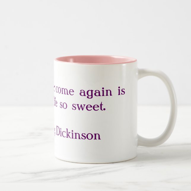 Süßes Leben Zweifarbige Tasse (Rechts)