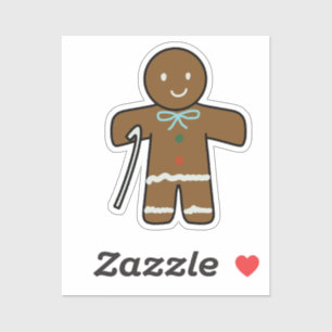 Süßes Lebkuchen für Buch und Geschenk individuell  Aufkleber