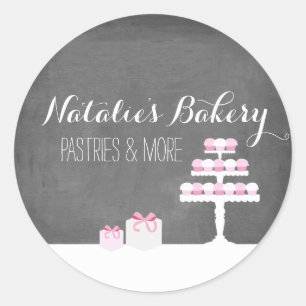 Süßes Leckereien Khalkboard Bäckerei Sticker