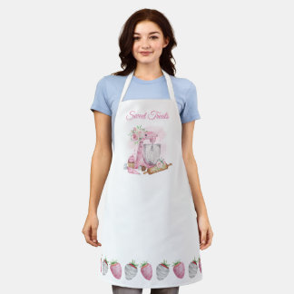 Süßes Leckereien Rosa Bäckerei Schürze