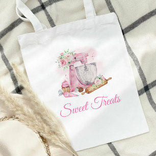 Süßes Leckereien Rosa Bäckerei Tragetasche
