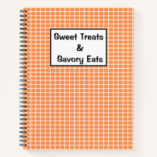 Süßes Leckereien & Sesvory Eats Rezepte Notizbuch
