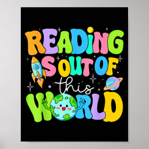 Süßes Lesen ist aus dieser Welt Raum Bücher Poster