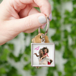 Süßes Liebes-Du-Mama-Foto-Schlüsselanhänger-Gesche Schlüsselanhänger
