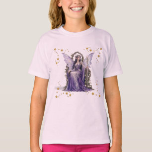 Süßes lila Feen-T-Shirt . T-Shirt