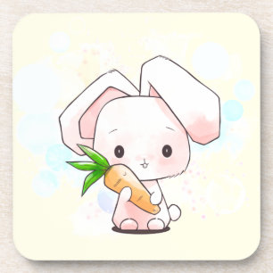 Süßes Little Bunny Getränkeuntersetzer