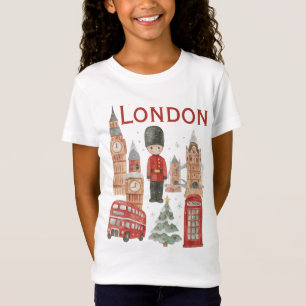 Süßes London City Kids T-Shirt – britische Garde