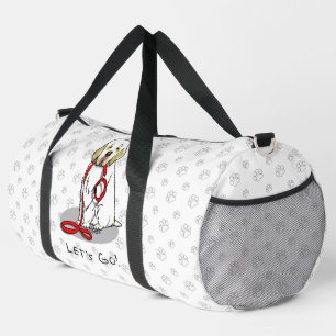 Süßes Los geht's! Spaziergang Clumber Spaniel Hund Duffle Bag
