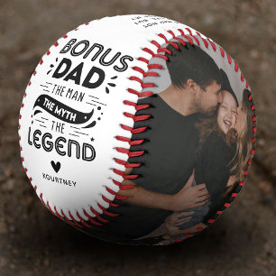 Süßes lustiges Bonus-Daddy-Zitat & 2x Foto  Baseball