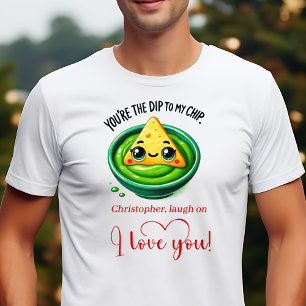 Süßes lustiges Food-Liebeszitat personalisiertes T T-Shirt