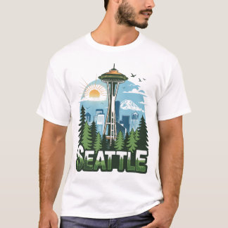 Süßes lustiges Seattle T-Shirt Geschenk für ihn si