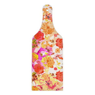Süßes Mädchen-Blumenmuster Schneidebrett
