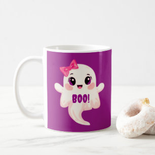 Süßes Mädchen Boo! Geist Kaffeetasse