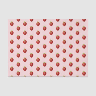 Süßes Mädchen Erdbeere Rosa  Seidenpapier