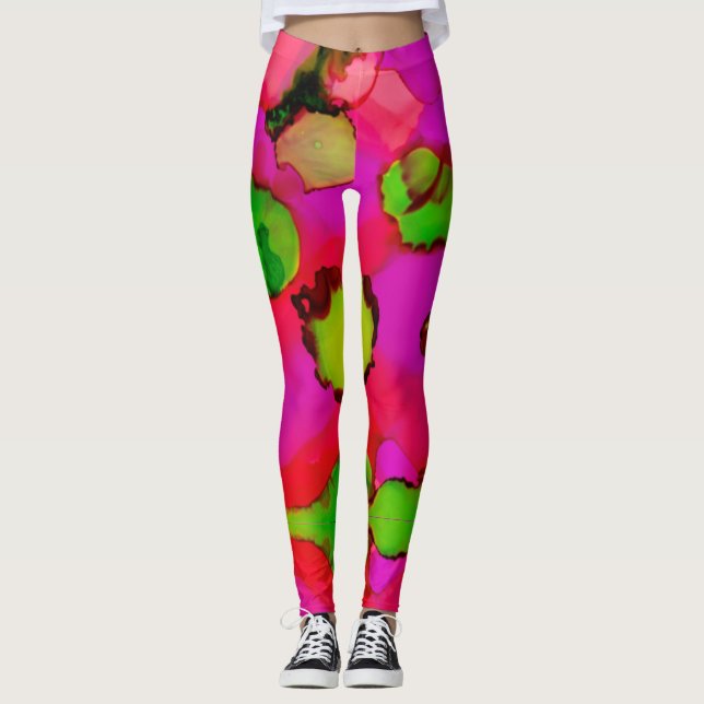 Süßes Mädchen Leggings (Vorderseite)