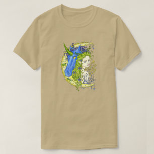 Süßes Mädchen und Einhorn zeichnend T-Shirt