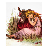 Süßes Mädchen und Pony