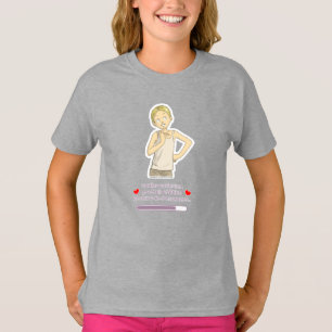 Süßes Mädchendesign T-Shirt