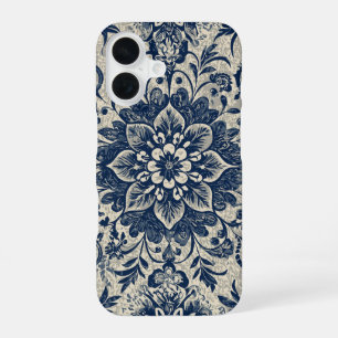 Süßes Mädchenhaftes Florales Art Nouveau Design iPhone 16 Hülle