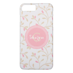 Süßes, Mädchenhaftes, Pastellrosa, Florales Muster Case-Mate iPhone Hülle