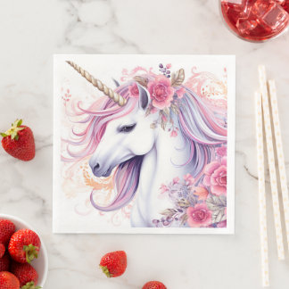 Süßes magisches Einhorn Serviette