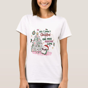 Süßes Mahjong-Shirt - Alles, was ich zu Weihnachte T-Shirt
