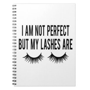 Süßes Make-up Ich bin nicht perfekt, aber meine Wi Notizblock