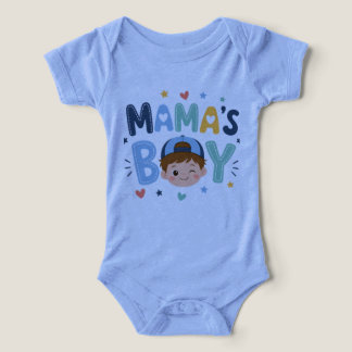 Süßes Mama's Boy Baby-Shirt - Bezaubernder kleiner
