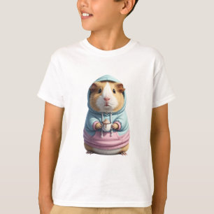 Süßes Meerschweinchen mit Hoodie für Kinder T-Shirt