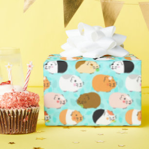 Süßes Meerschweinchen-Muster Geschenkpapier
