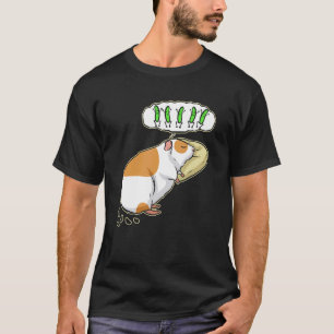 Süßes Meerschweinchen träumt von Essen     Meersch T-Shirt