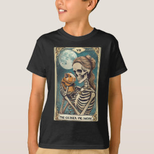 Süßes Meerschweinchenskelett-Mutter-Tarotkarten-Be T-Shirt
