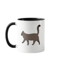 Süßes minimalistisches Katzen-Grafikdesign | Einfa
