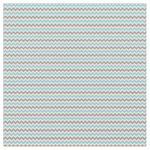 Süßes modernes blau-graues Chevron Stoff