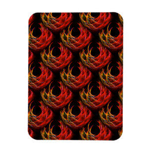 Süßes modernes Boho-elegantes abstraktes Kunstmust Magnet