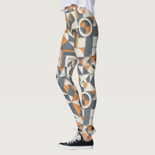 Süßes modernes Fliesenmuster Leggings