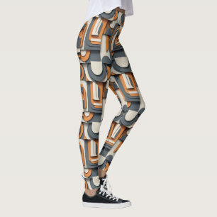 Süßes modernes Fliesenmuster Leggings