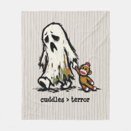 Süßes Monster-Geist-Sockenäffchen-Spielzeug Lustig Fleecedecke