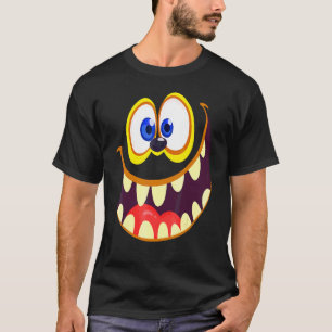 Süßes Monster-Gesicht Halloween  Halloween Kinder  T-Shirt