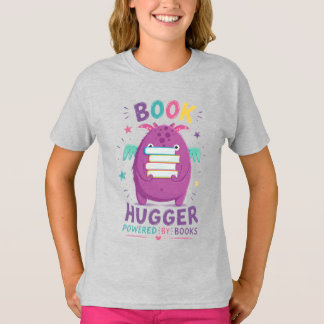 Süßes Monster Kinder T-Shirt 'Buch Umarmer' | Lust