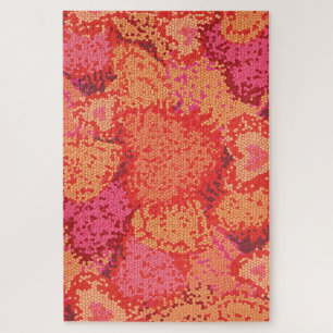 Süßes Mosaik-Herzen-Design