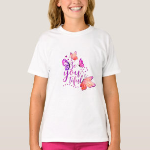 Süßes & Motivierendes "Beyoutiful" Kinder T-Shirt