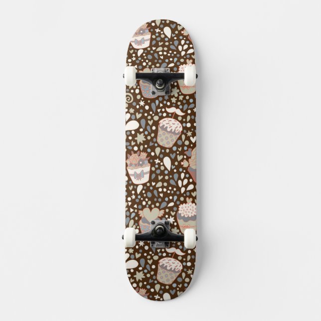 Süßes Muster gemacht von den geschmackvollen Skateboard (Vorderseite)