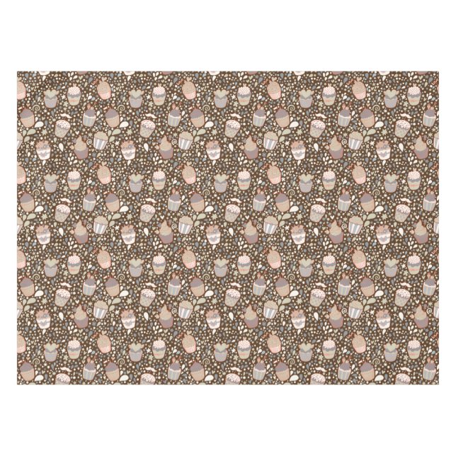 Süßes Muster gemacht von den geschmackvollen Tischdecke (Vorderseite (Horizontal))