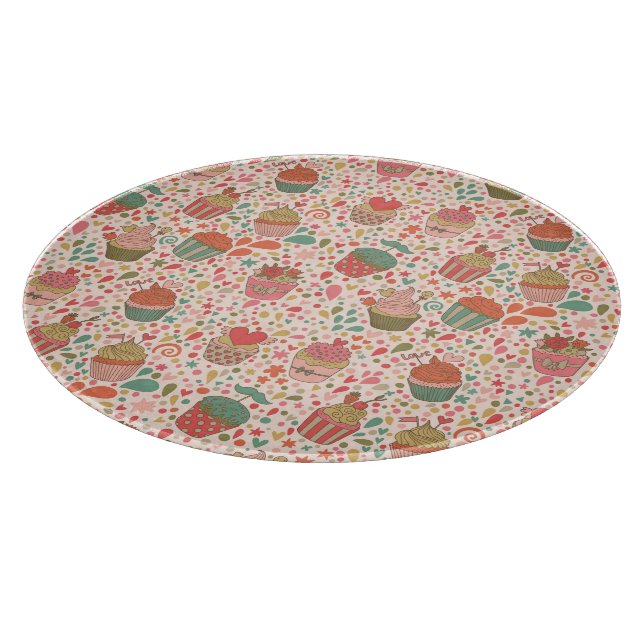 Süßes Muster Schneidebrett (Ecke)